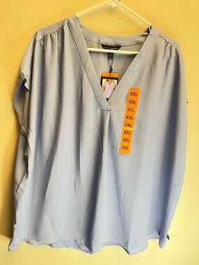 Banana Republic Pale Blue Short Sleeve Top